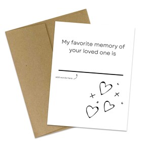 Carte de deuil et de perte | Carte d'empathie | Carte Confort | Carte mémoire | Carte d'amitié | Penser à vous carte | Carte de vœux | Carte de sympathie