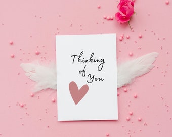 Thinking of You Card | Empathy Card | Comfort Card | Valentine's Day | Friendship Card | Greeting Card | Friendship Card