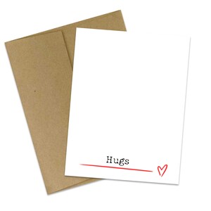 Valentijnsdag kaart | Empathie | Knuffels | Vriendschapskaart | Wenskaart | Liefde | Vriendschap | Gewoon omdat | Valentijnsdag voor kinderen | Partner