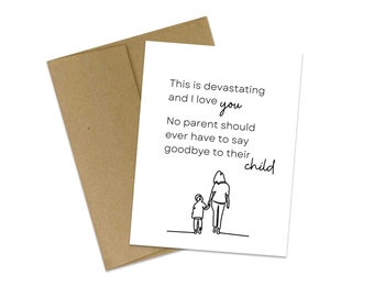 Child Loss | Sympathy Card | Grief Card | Empathy Card | Grief Card | Compassion Card | Friendship Card | Death of a Child Card