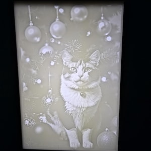 Custom Photo Lightbox, You Supply the Picture, Personalized Display or Night Light, 3D and Resin Printed, Lithophane Box, Great Gift