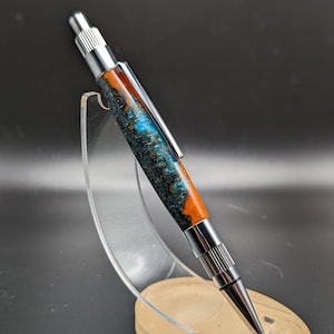 Resin Ballpoint Click Pen - Handmade