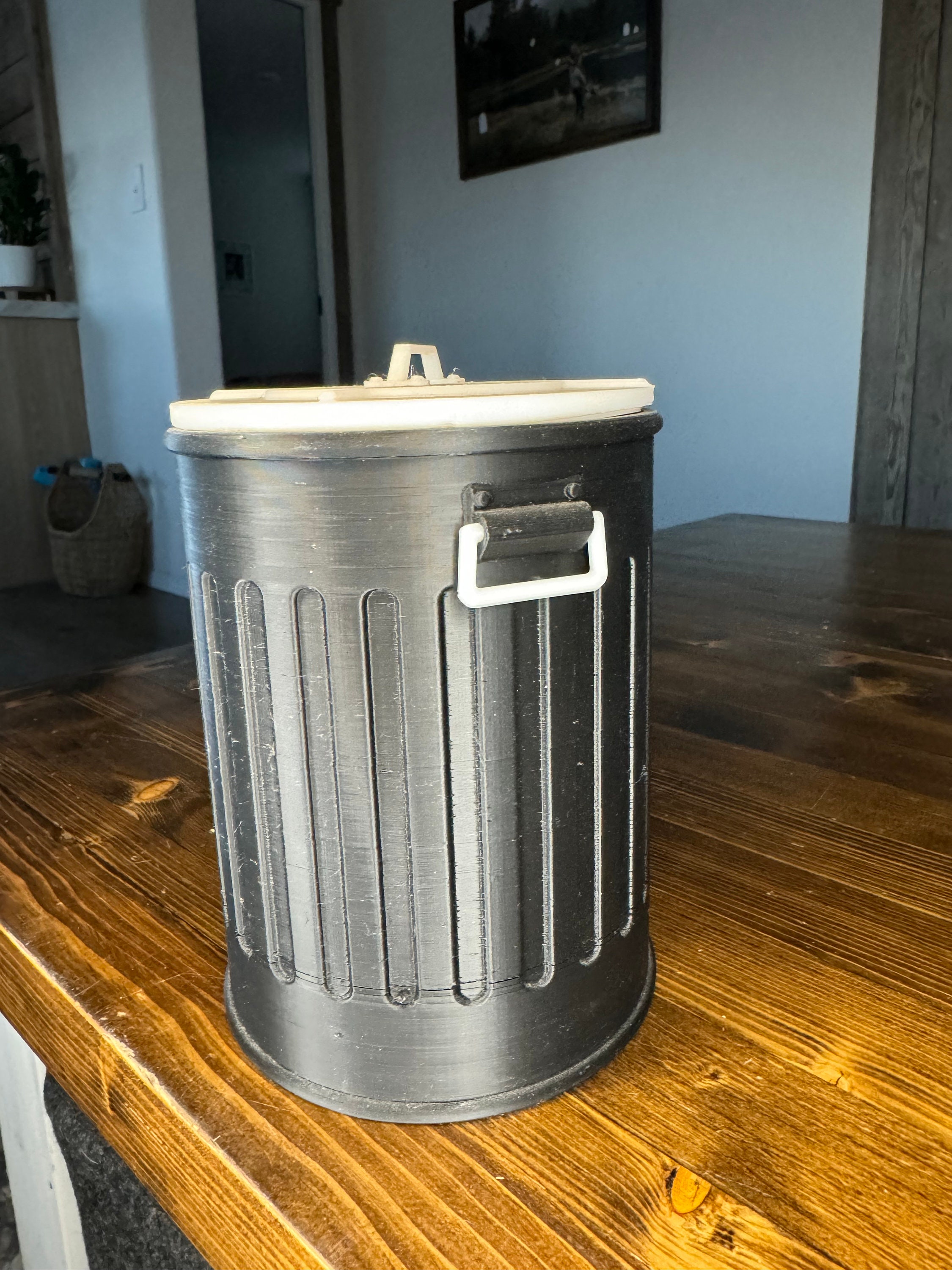 How to Make REALISTIC Miniature Metal Trash Cans & Garbage Bags