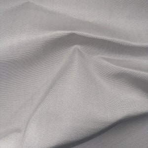 The Outdoor Grey Barnett. Style No. 88. The Couture Fabric, cut by the metre - Luxury showerproof grey fabric.
