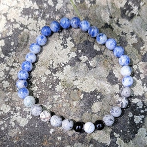Vous pouvez passer à travers n’importe quoi - Un bracelet en pierres précieuses entièrement naturel pour la CONFIANCE - Hypoallergénique