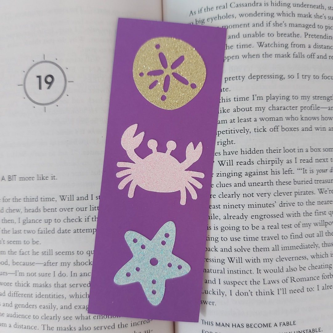 SUMMER BOOKMARK Beach Bookmark Laminated Bookmark Book Etsy
