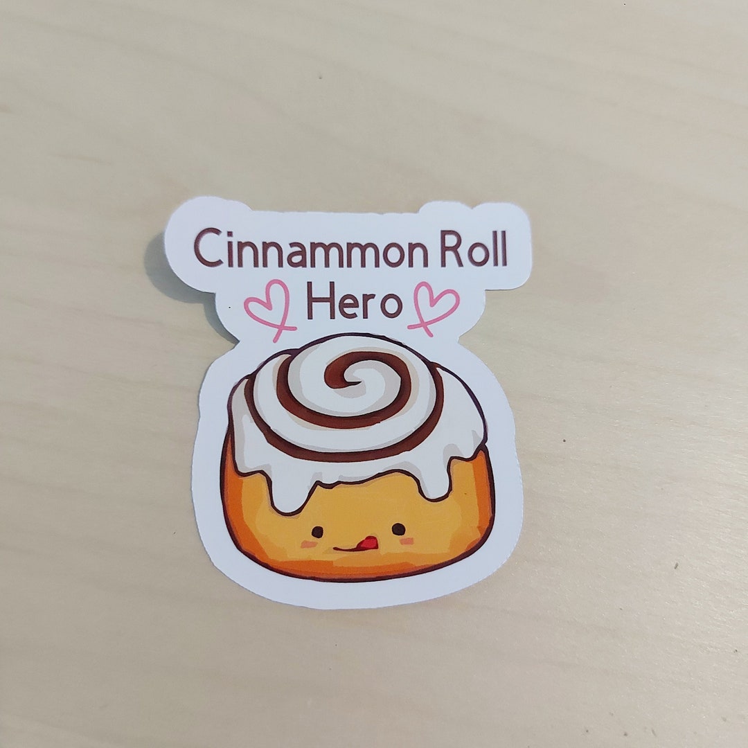 Little Miss CINNAMON ROLL HERO Sticker Book Lover Sticker Etsy