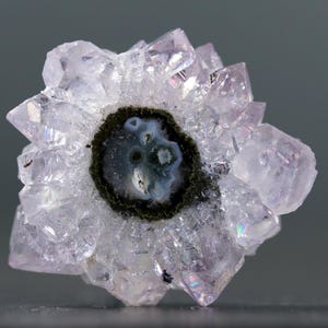 Amethyst Stalactite Slice Cabochon Calming Crystals Wire Wrapping Stone
