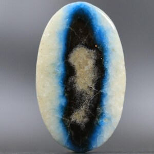 Blue Ice Glacierite Cabochon Rare Mineral Specimen High End Jewelry Making