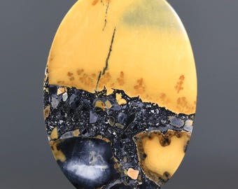 Maligano Jasper Cabochon Polished Stone Scenic Gemstone