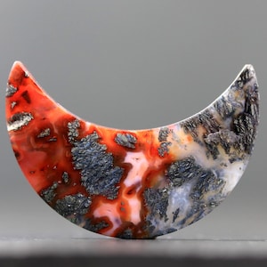 Markasit und Pyrit Cabochon Halbmond Form Boho Schmuck machen