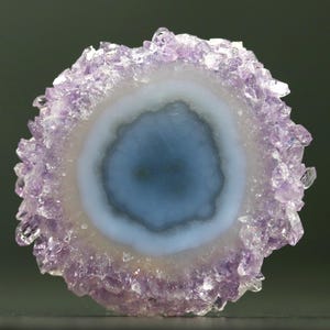 Amethyst Stalactite Slice Cabochon February Birthstone Stress Relief Healing Crystals