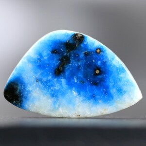 Blue Ice Glacierite Cabochon Rare Mineral Specimen High End Jewelry Making