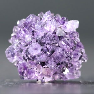 Amethyst Stalactite Tip Rosette Cabochon Calming Healing Crystals DIY Glue on Bezel Ring