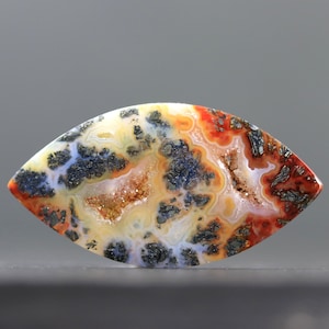 Markasit und Pyrit Cabochon Marquise Form High End Lapidary für die Schmuckherstellung