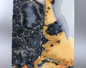 Maligano Jasper Cabochon Rectangular Shape Natural Stone for Jewelry Making