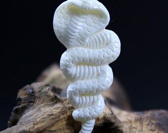 Cobra Snake Cabochon Bone Carving DIY Jewelry Making