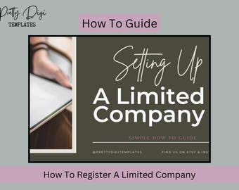 Limited Company Setup Guide: E-Course PDF & PowerPoint - How to Register a Ltd Company on Companies House