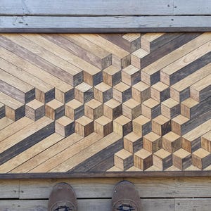 Geometric Wood Wall Art