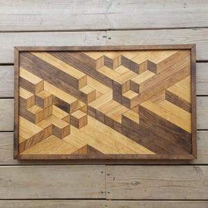 Geometric Wood Wall Art