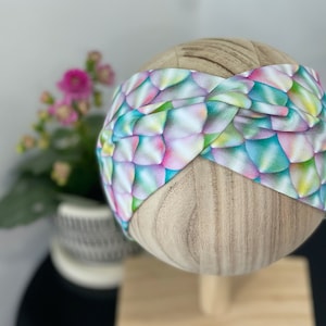 Mermaid Tails Twist Headband , Womens Headband , Kid Headband , Baby Headband , Hair Accessories , Mermaid Theme , Soft Headband