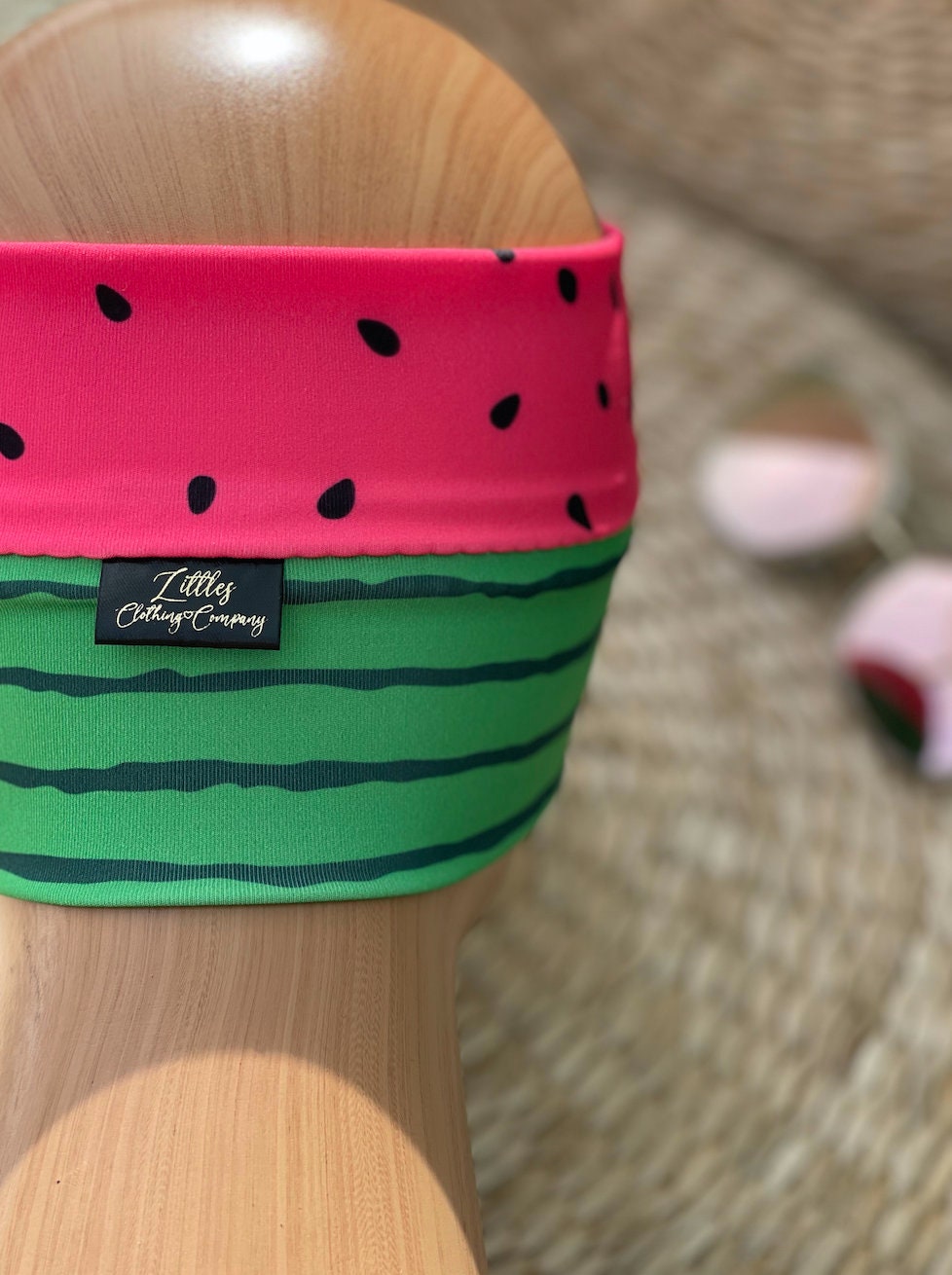 SWIM Twist Headbands Watermelon Swim Headband Womens Etsy