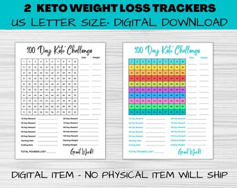 Keto Weight Loss Tracker, Keto Tracker, Low Carb, Keto, Health Tracker, Weight Loss Tracker, Weight Loss, Keto Diet, Keto Diet Planner