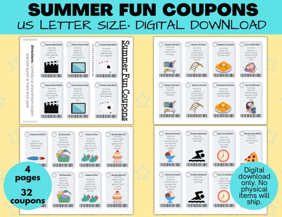 Summer Printable Coupons 