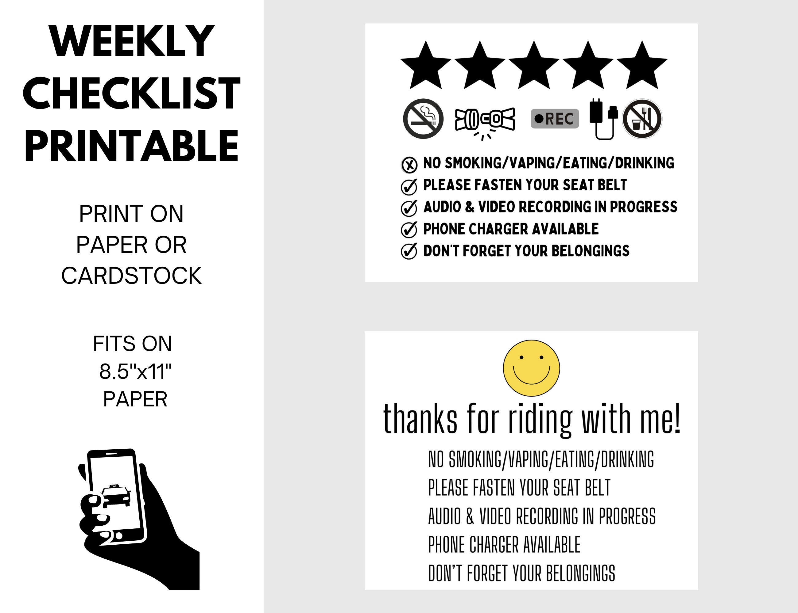 Rideshare Sign, Uber Lyft Drivers, Driver Signs, Printable Rideshare ...