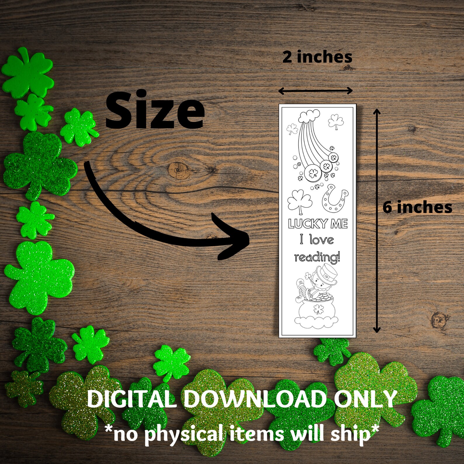 St Patricks Day Bookmarks, Printable Bookmarks, Coloring Bookmarks, St ...