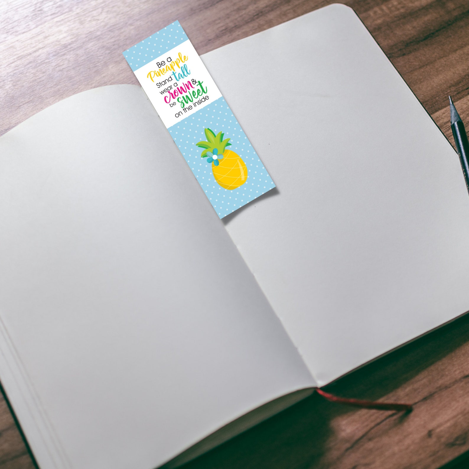 Pineapple Printable Bookmarks, Vacation Bookmarks, Pineapple Gifts ...