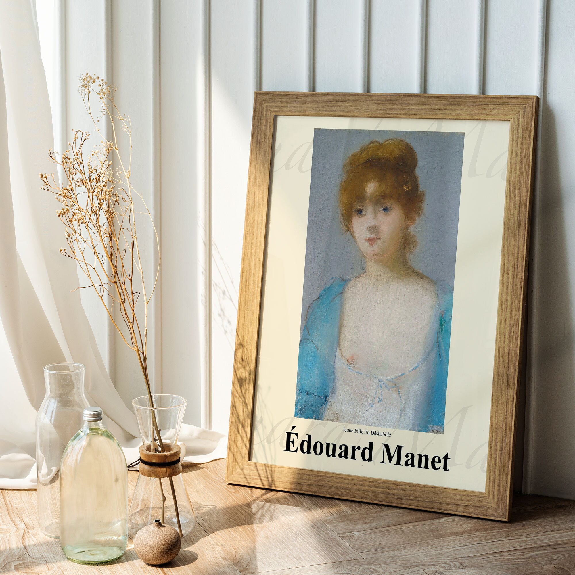Édouard Manet jeune Fille En Déshabillé Printable - Etsy