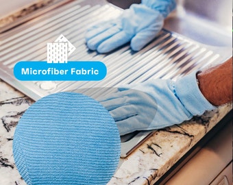 Microfibre cleaning gloves - ideal for glass, kitchens, bathrooms, plants, interior and exterior of vehicles