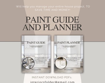 Home Paint Color Guide| Home Paint Color Planner| Home Renovation Planner| Paint Palette| Home Building Checklist| Interior Design Planner