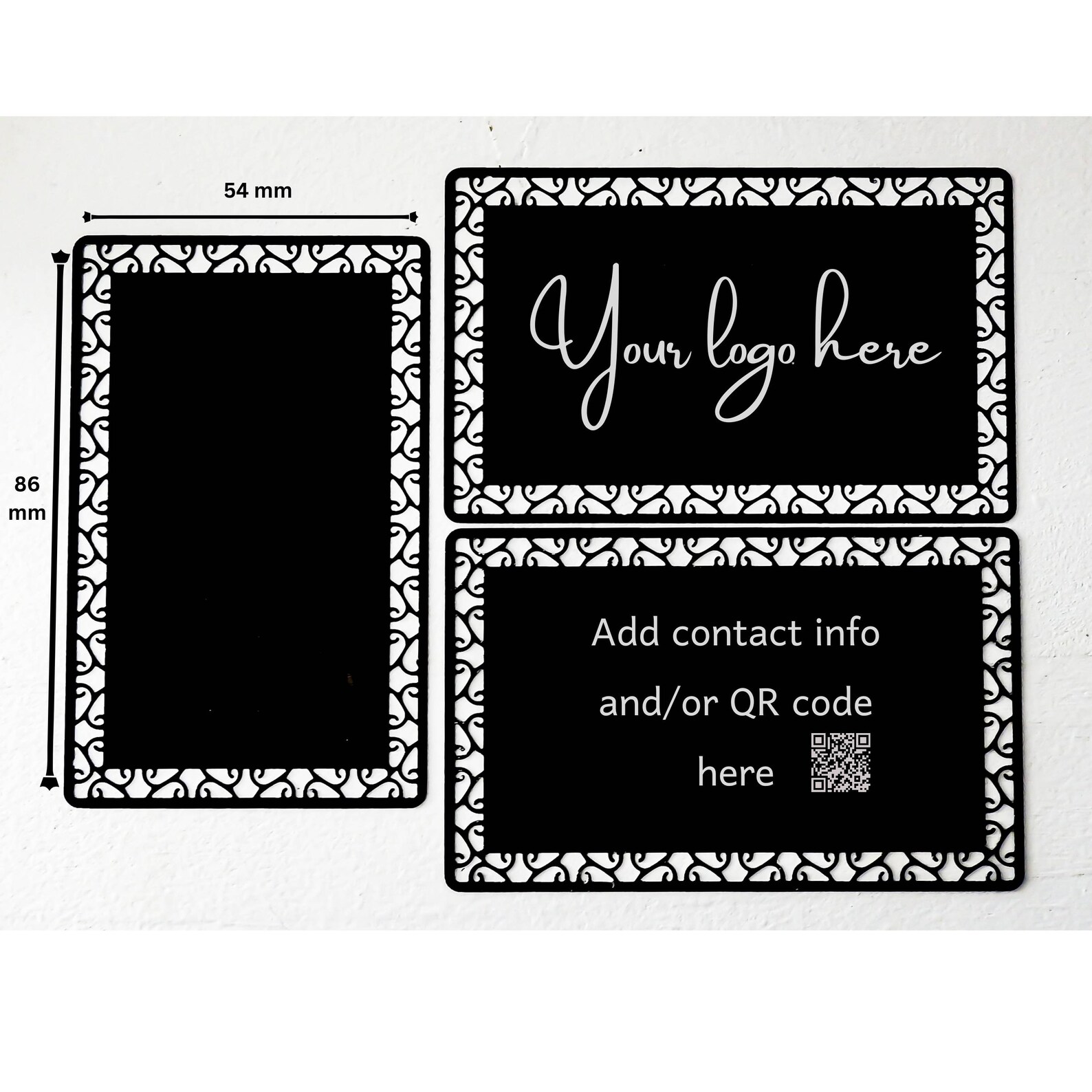 Aluminum Business Card Black Metal Card Gold Metal Card Metal Business