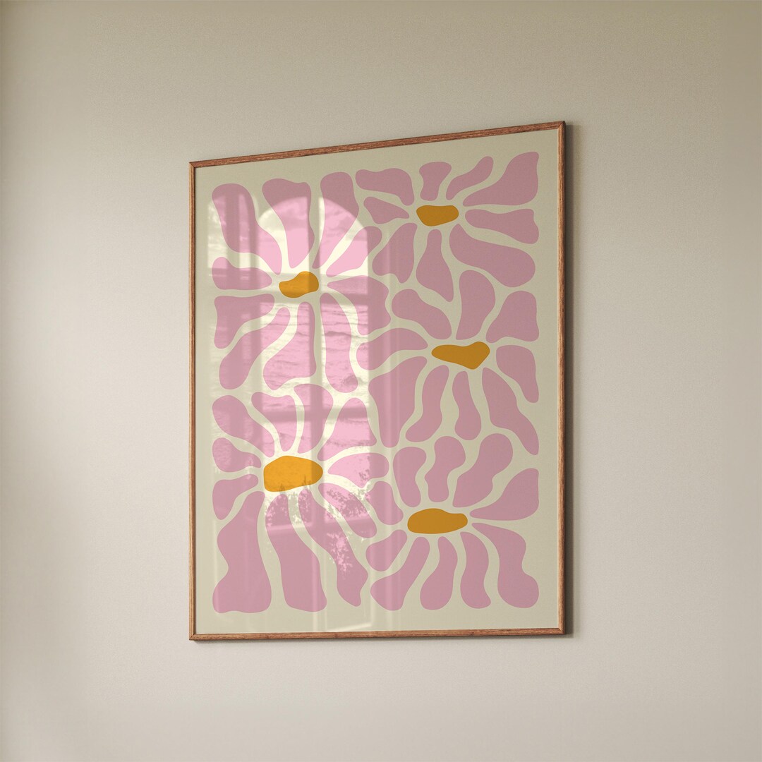 Wenda Kieskamp - Acryl op doek, Kleurrijke compositie - Ingelijst (Zeer