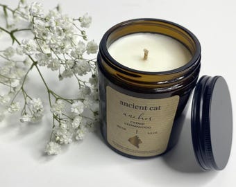 CATNIP & CEDARWOOD CANDLE | Cat Candle |  Pet - Friendly | Grounding, Calming and Stress-Relieving | Toxin Free