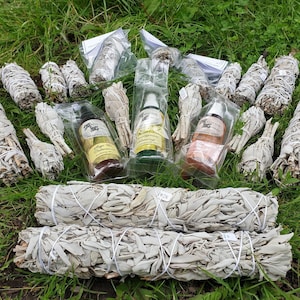 Californian White Sage Smudge Sticks for Cleansing, Various sizes