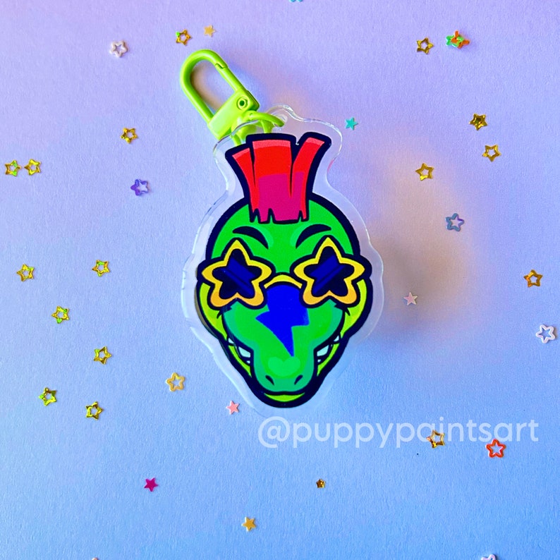 Mohawk Key Chain FNAF Security Breach Acrylic Charms - Etsy