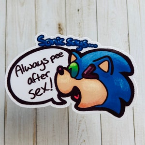 Sonic says... | Sonic the hedgehog funny sticker