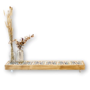 Floating Console Table | Modern Entryway Shelf | Wall Mounted Console | Scandinavian Hallway Furniture