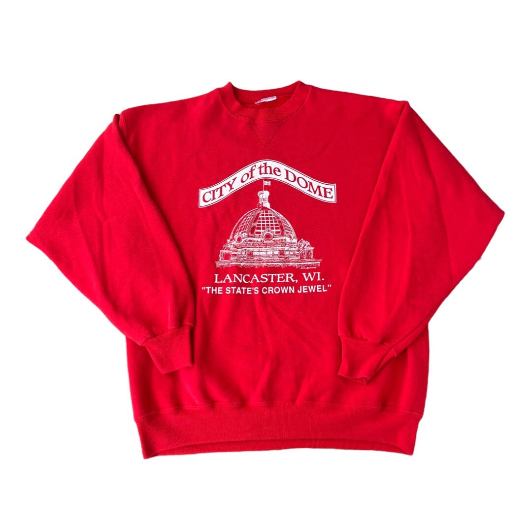 VINTAGE CREWNECK SWEATSHIRT Wisconsin Printed Sweatshirt - Etsy