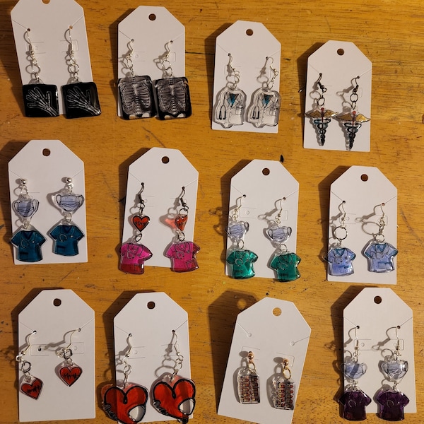 Medical Earrings Etsy
