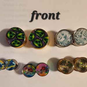 Plugs stretched ears earrings
