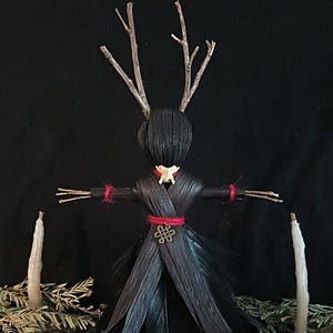 Forest Witch Cornhusk Doll