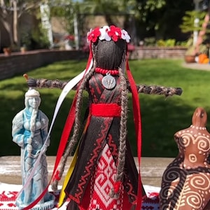 Slavic Maiden Cornhusk Doll #2
