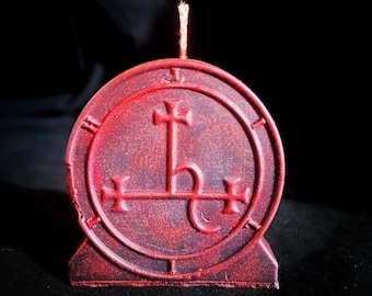 Lilith Sigil Sculpted Candle