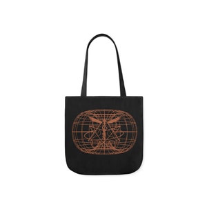 Energy Cleansing Black Canvas Tote Bag by Baba Yaga Magick