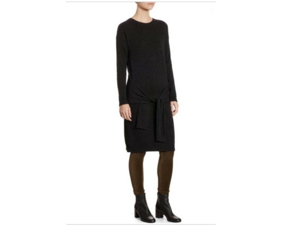 cowl neck knee length dress Black Velvet Cowl Neck Short Dress