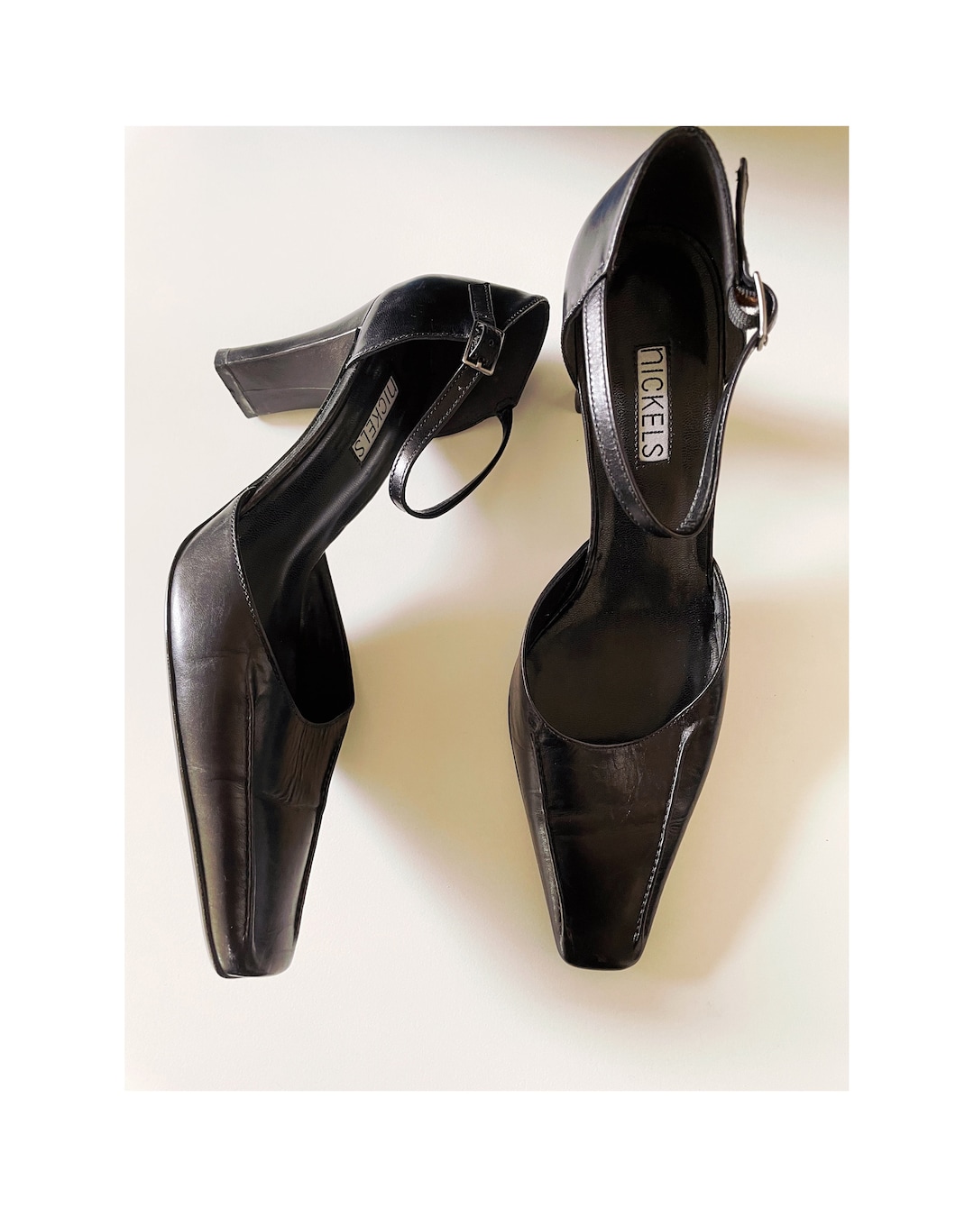 three strap mary janes